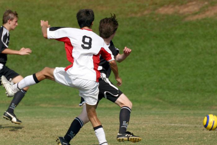 Ben shoots to get the tying goal