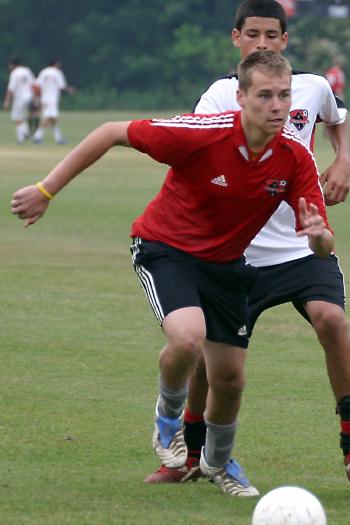 Billy on the field