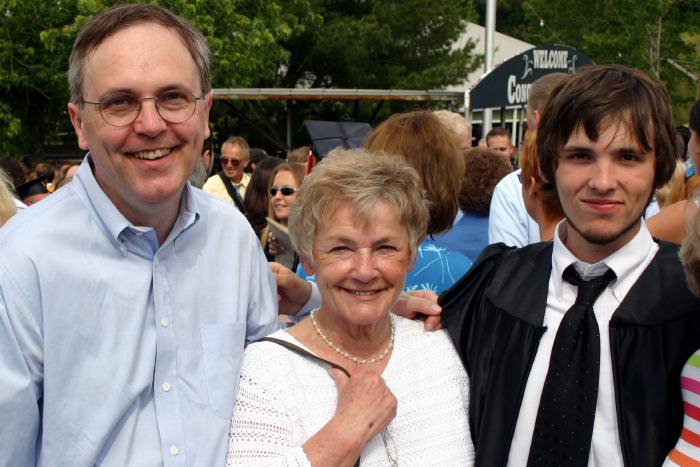 Drew, Nana and Dad