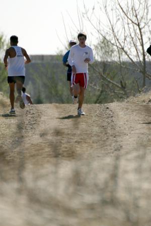 40 minutes later, here he comes down the final stretch